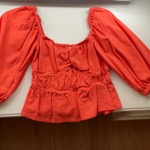Classy coral top